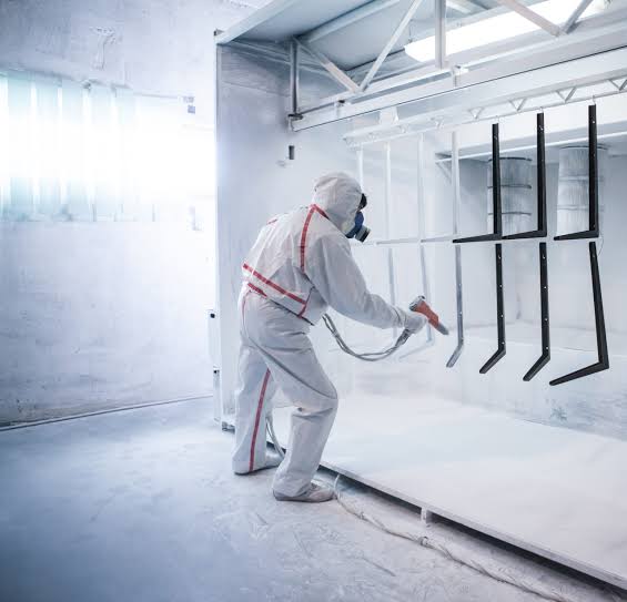 Polyester powder coating