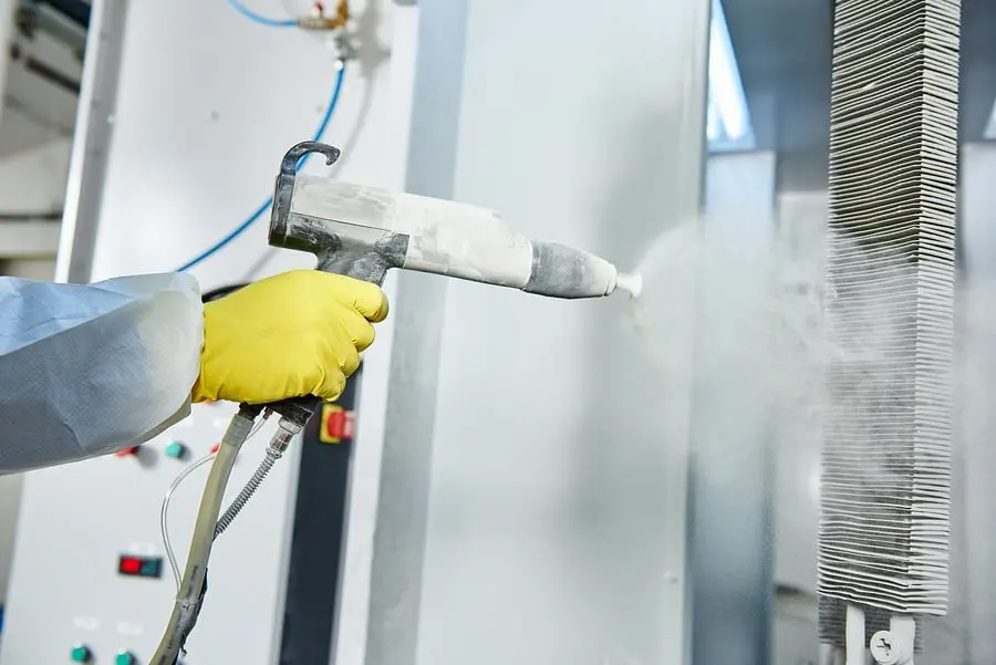 Polyester powder coating